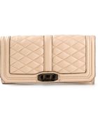 Rebecca Minkoff Love Quilted Clutch - Lyst