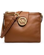 Michael Kors Fulton Large Leather Crossbody - Lyst