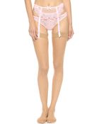 L'agent By Agent Provocateur Idalia Suspenders - Baby Pink - Lyst