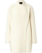 Akris Alpaca-Wool Draped Coat - Lyst