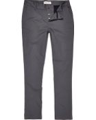 River Island Grey Skinny Stretch Chinos - Lyst