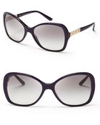 Versace Rock Icons Greca Oversized Sunglasses - Lyst