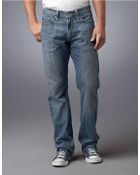 Levi's Indigo Wash Slim Straight-Leg 514; Jeans - Smart Value - Lyst