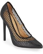 L.a.m.b. Sandy Mesh Point-Toe Pumps/Black - Lyst