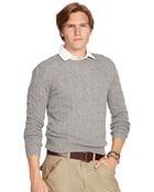 Polo Ralph Lauren Cashmere Cableknit Sweater - Lyst