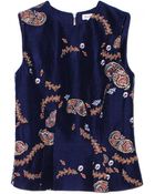 Suno Simple Peplum Shell Top - Lyst