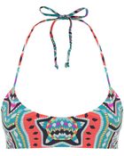 Mara Hoffman Reversible Basket Weave Bikini Top - Lyst