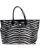 Roberto Cavalli Large Fabric Bag - Lyst