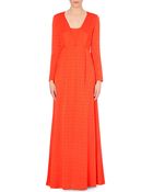 Temperley London Silk-Satin V-Neck Coat - Lyst