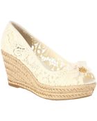 Tory Burch Jackie Wedge Espadrilles - Lyst