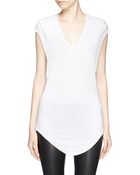Helmut Lang Twist Back Jersey Tank Top - Lyst