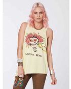 Chaser Grateful Dead Skull Flounce Muscle Tank - Lyst