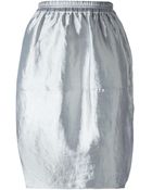 Christian Wijnants Metallic Skirt - Lyst