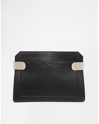Asos Metal Hinge Clutch Bag - Lyst