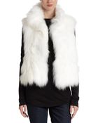 Annabelle New York Madison Fox Fur Vest - Lyst