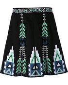 Elle Sasson Embroidered Skirt - Lyst
