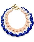 Tory Burch Resin Link Color-Block Necklace - Lyst