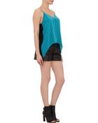Mason by Michelle Mason Honeycombpatterned Camisole - Lyst