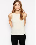 Twenty Twist Back Tank Top - Lyst