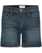 Frame Denim Le Cutoff Distressed Denim Shorts - Lyst