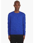 Christopher Kane Men'S Blue Molecule Pattern Jumper - Lyst