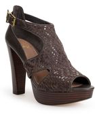 Elliott Lucca Bernadette Leather Platform Heels - Lyst