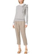 Michael Kors Corsage Cashmere Pullover - Lyst
