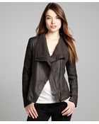 Elie Tahari 'Andreas'- Tusk Lambskin Asymmetrical Zip Jacket - Lyst