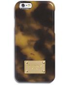Michael Kors Faux-tortoise Phone Cover For Iphone 6 - Lyst