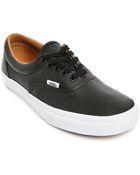 Vans Era Black Leather Sneakers - Lyst