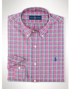 Polo Ralph Lauren Plaid Oxford Sport Shirt - Lyst