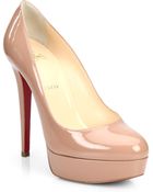 Christian Louboutin Bianca Patent Leather Platform Pump - Lyst