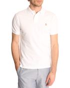 Polo Ralph Lauren White 1 Slim-Fit Polo - Lyst