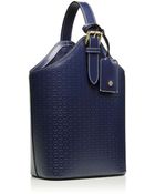 Tory Burch Soft Embossed-'T' Wine Tote - Lyst