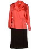 Hache Short Dress - Lyst