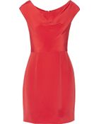 Cushnie Et Ochs Off-The-Shoulder Woven Silk Mini Dress - Lyst