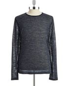 John Varvatos Crewneck Sweater - Lyst