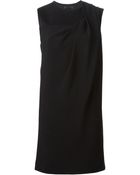 Alexander Wang Draped Shift Dress - Lyst