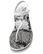 McQ by Alexander McQueen T Strap Flat Sandals - Lyst