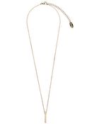 Topshop Vertical Bar Necklace By Orelia - Lyst