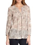 Joie Carim Silk Blouse - Lyst