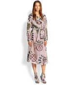 Burberry Prorsum Hand-Painted Cotton & Silk Trench - Lyst