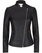 Reiss Melot Quilted Biker Jacket - Lyst
