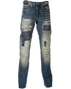 PRPS Patchwork Jeans - Lyst