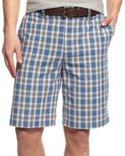 Geoffrey Beene Box Plaid Shorts - Lyst