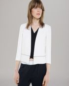 Sandro Blazer Volonte Zip - Lyst