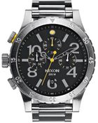 Nixon 48-20 Chrono Black Watch - Lyst