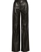 Adam Lippes Double-Faced Leather Wide-Leg Pants - Lyst