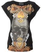 Philipp Plein Skull Motif T-Shirt - Lyst