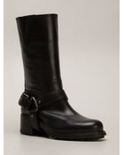 Car Shoe Biker Boots - Lyst
